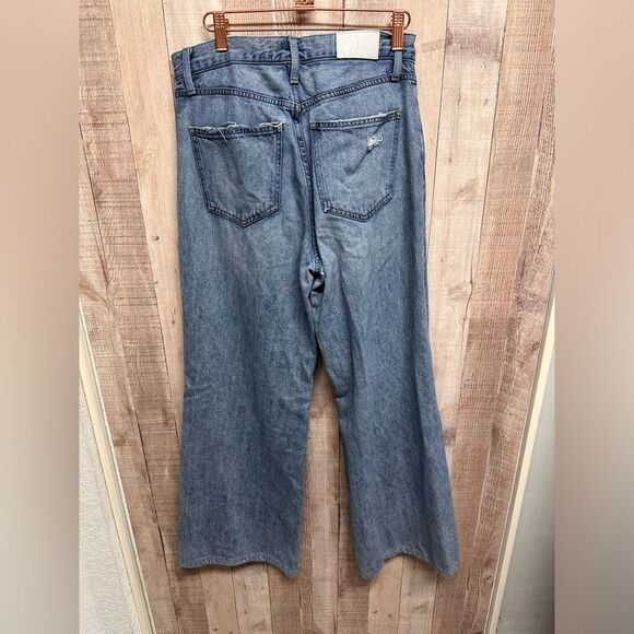 PISTOLA Bobbie mid rise loose straight leg with crossover - Picture 9 of 15